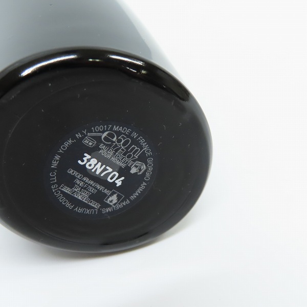 実際に弊社で買取させて頂いたGIORGIO ARMANI/ジョルジオ アルマーニ code/コード オードトワレ/50mlの画像 2枚目