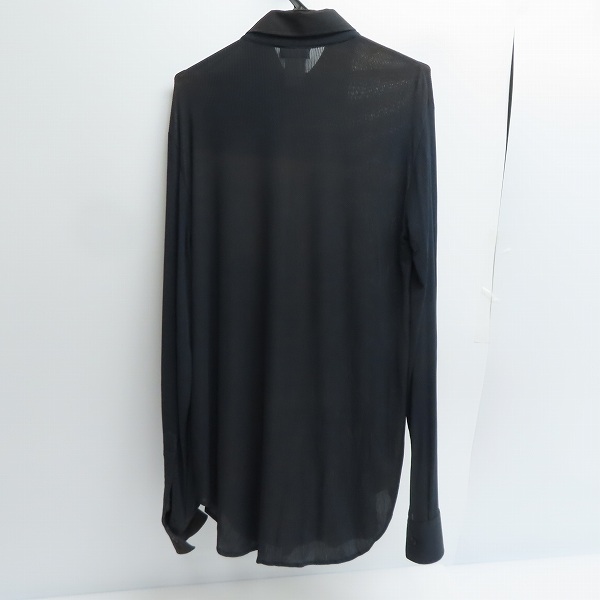 実際に弊社で買取させて頂いたGIORGIO ARMANI/ジョルジオアルマーニ ストライプ シースルー ドレスシャツ/Sの画像 1枚目