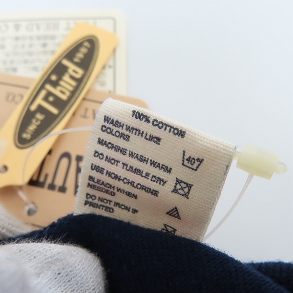 実際に弊社で買取させて頂いた【未使用】THE FLAT HEAD/フラットヘッド FLYING WHEEL プリント ロンＴシャツ/40の画像 3枚目