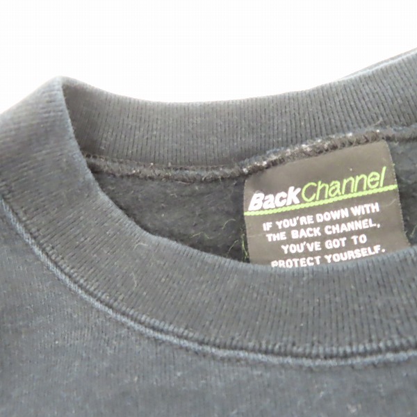 実際に弊社で買取させて頂いたBackChannel/バックチャンネル 長袖 ロゴ プリント スウェット トレーナー 4点セットの画像 3枚目