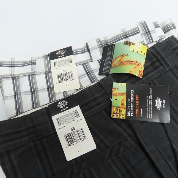 実際に弊社で買取させて頂いた【おまとめ品】Dickies/ディッキーズ MULTI USE POCKET SHORTS/マルチユーズ ポケット ショーツ/チェック柄 ハーフパンツ/36の画像 5枚目