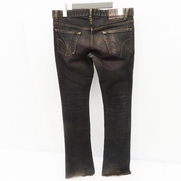 実際に弊社で買取させて頂いたHYSTERICS/ヒステリックス スタッズ フレア デニムパンツ Mの画像 1枚目