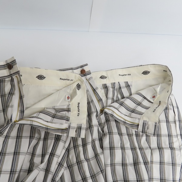 実際に弊社で買取させて頂いた【未使用】Dickies/ディッキーズ MULTI USE POCKET SHORTS/マルチユーズ ポケット ショーツ/チェック柄 ハーフパンツ 2点セットの画像 4枚目