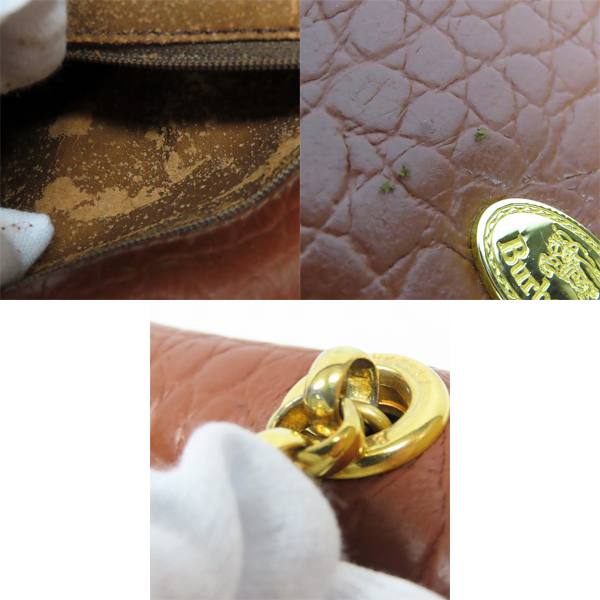 実際に弊社で買取させて頂いた【ジャンク】Burberrys/バーバリーズ オールド シャドーホース ノバチェック レザー チェーンショルダーバッグの画像 8枚目