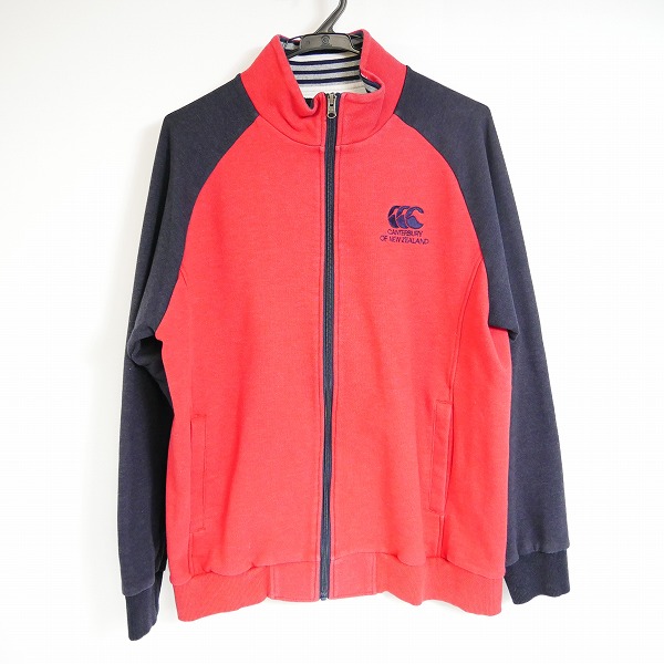 実際に弊社で買取させて頂いたCANTERBURY/カンタベリー ジップアップ スウェット ジャージ レッド 6031614P00 /L