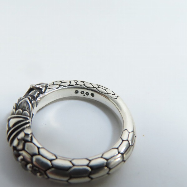 実際に弊社で買取させて頂いた【ギャラ付】Bloody Mary/ブラッディマリー 四神 - 玄武 リング ブラックダイヤ 8号の画像 7枚目