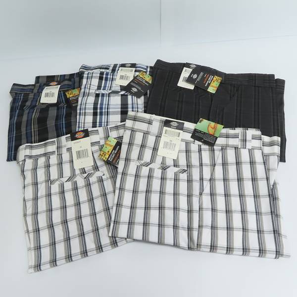 実際に弊社で買取させて頂いた【おまとめ品】Dickies/ディッキーズ MULTI USE POCKET SHORTS/マルチユーズ ポケット ショーツ/チェック柄 ハーフパンツ/36