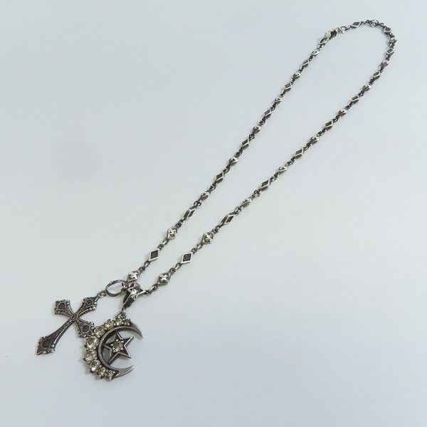 実際に弊社で買取させて頂いたLoree Rodkin/ローリーロドキン ダイヤクロスチェーン ムーンスター ネックレスの画像 7枚目