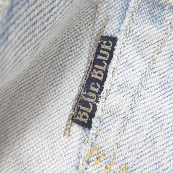 実際に弊社で買取させて頂いたBLUE BLUE/ブルーブルー INDIGO デニムパンツ 31の画像 3枚目