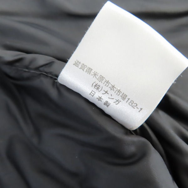 実際に弊社で買取させて頂いたBackChannel×NANGA/バックチャンネル×ナンガ ダウンジャケット ブラック/Mの画像 5枚目