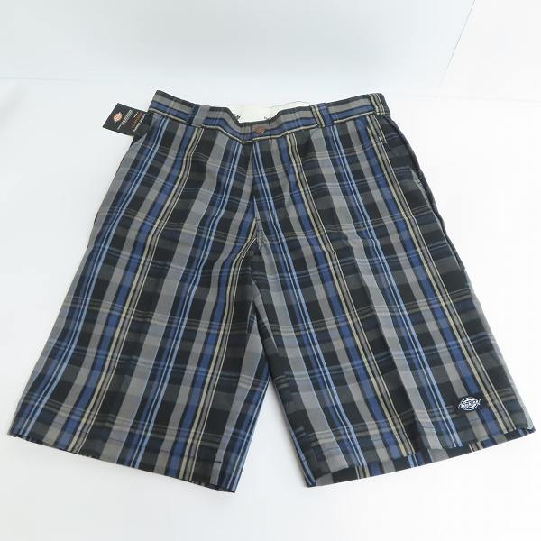 実際に弊社で買取させて頂いた【おまとめ品】Dickies/ディッキーズ MULTI USE POCKET SHORTS/マルチユーズ ポケット ショーツ/チェック柄 ハーフパンツ/36の画像 1枚目