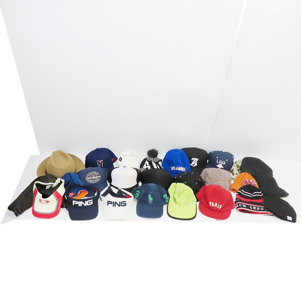 実際に弊社で買取させて頂いた【おまとめ品】ニューエラ/バーバリー/アディクト他 中折ハット/ビーニー/ベースボールキャップ等の画像 1枚目