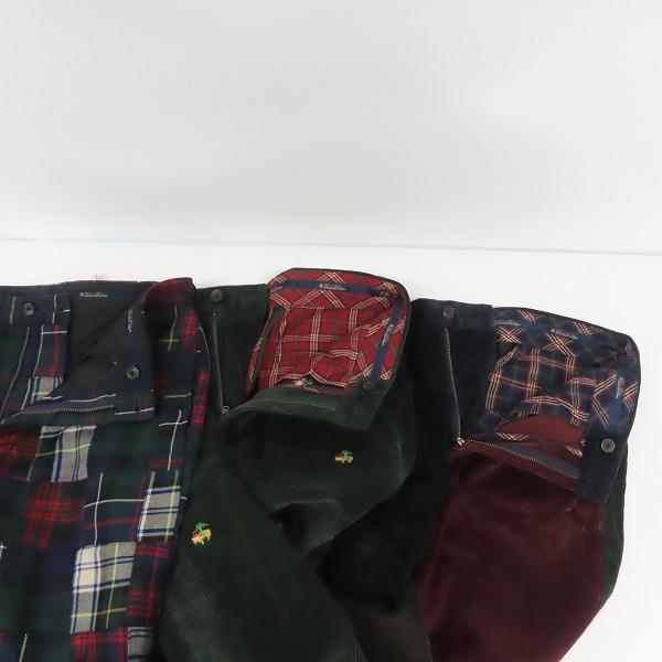 実際に弊社で買取させて頂いたBrooks Brothers Red Fleece/ブルックスブラザーズ コーデュロイパンツ 刺繍/マルチカラー/32 3点セットの画像 4枚目