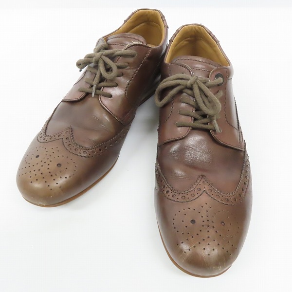 実際に弊社で買取させて頂いたGIORGIO ARMANI/ジョルジオアルマーニ ウイングチップ ドライビングシューズ/8