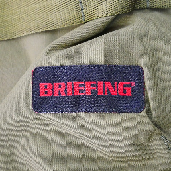 実際に弊社で買取させて頂いたBRIEFING/ブリーフィング DUNE S MW ショルダーバッグ/ボディバッグ オリーブ BRM181203 の画像 3枚目