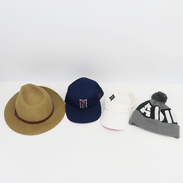 実際に弊社で買取させて頂いた【おまとめ品】ニューエラ/バーバリー/アディクト他 中折ハット/ビーニー/ベースボールキャップ等の画像 3枚目