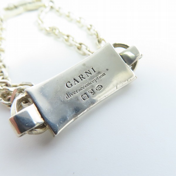 実際に弊社で買取させて頂いたGARNI/ガルニ 十字架/クロス プレート ブレスレット/バングルの画像 5枚目