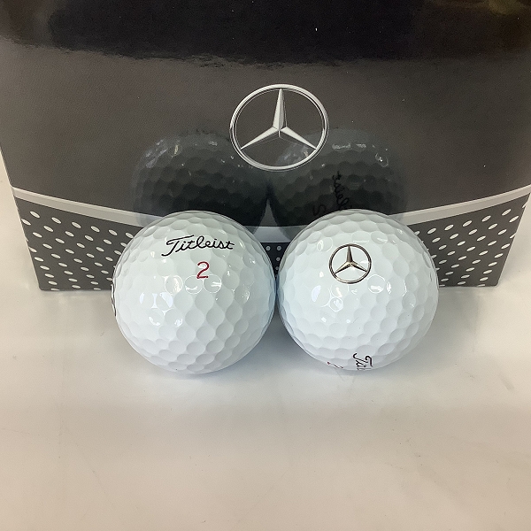 実際に弊社で買取させて頂いた【未使用】Titleist/タイトリスト メルセデスベンツ PRO V1x ゴルフボール 2スリーブの画像 1枚目