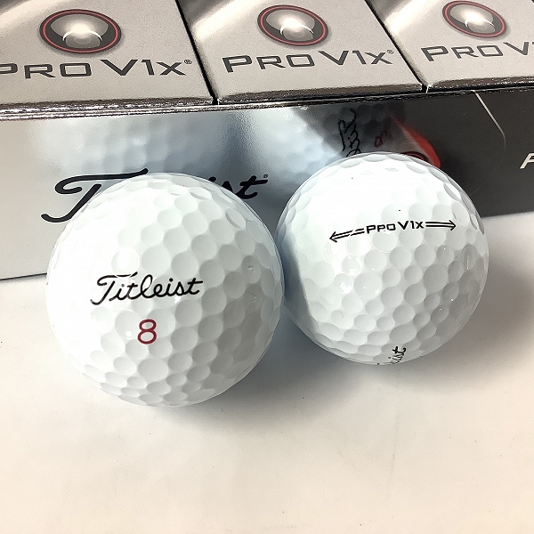 実際に弊社で買取させて頂いた【未使用】Titleist/タイトリスト PRO V1x ゴルフボール 1ダースの画像 1枚目