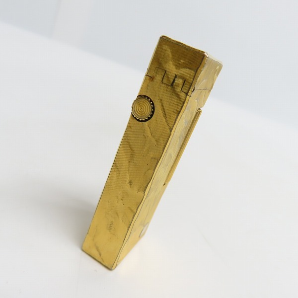 実際に弊社で買取させて頂いたdunhill/ダンヒル サイドローラーガスライター シワデザイン ゴールドの画像 3枚目