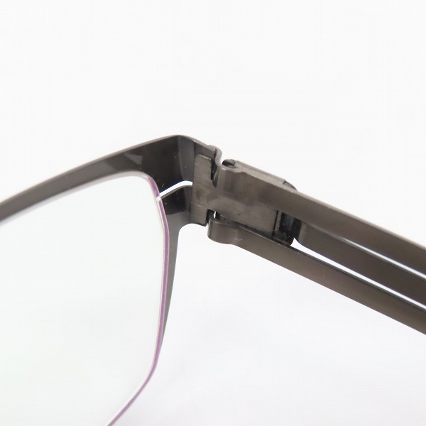 実際に弊社で買取させて頂いたic! berlin/アイシーベルリン sanetsch medium ガンメタル アイウェア/メガネフレーム/眼鏡の画像 5枚目