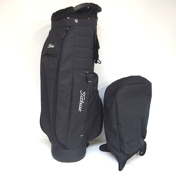 実際に弊社で買取させて頂いたTitleist/タイトリスト CB051 シティアクティブ 8.5型 4分割キャディバッグ チャコールの画像 1枚目