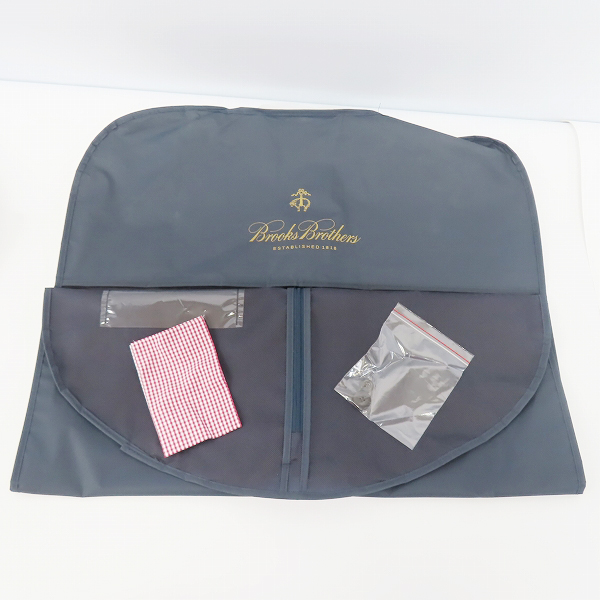 実際に弊社で買取させて頂いた【未使用】Brooks Brothers RED FLEECE/ブルックスブラザーズ チェック柄 2Bテーラードジャケット グレー系/38の画像 7枚目