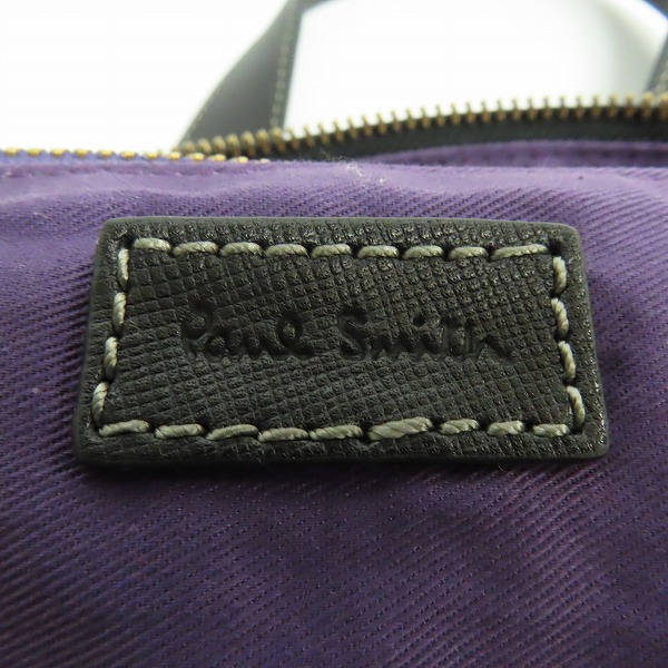 実際に弊社で買取させて頂いたPaul Smith/ポールスミス 2way レザー切替 ボストンバッグの画像 5枚目