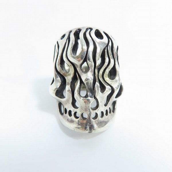 実際に弊社で買取させて頂いた【ギャランティ付き】gucho/ガッチョ Pyromaniac v/D.Z.B パイロマニアックリング 下顎付き/16号の画像 1枚目