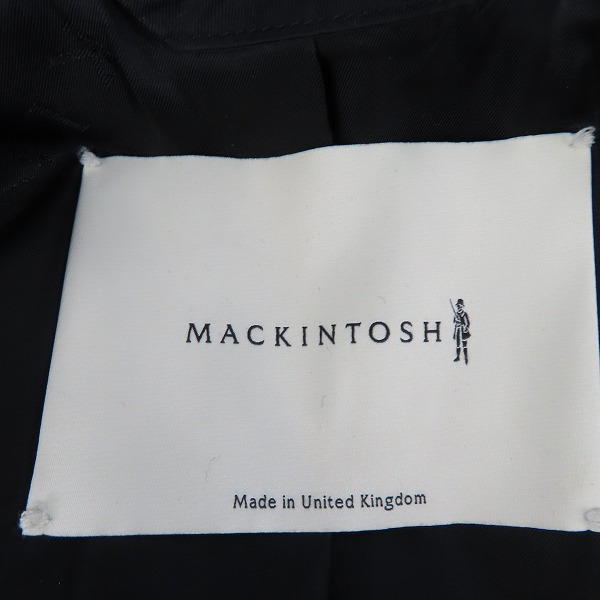実際に弊社で買取させて頂いたMACKINTOSH/マッキントッシュ  ストームシステム ウール ショート フーデッド ステンカラー コート DUNOON HOOD GM-1004F/48の画像 2枚目