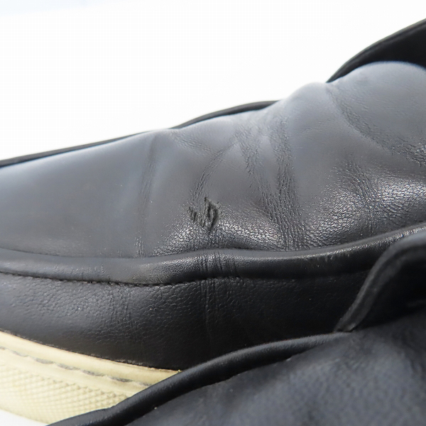 実際に弊社で買取させて頂いたGIORGIO ARMANI/ジョルジオアルマーニ ベルクロ レザーシューズ 42の画像 9枚目
