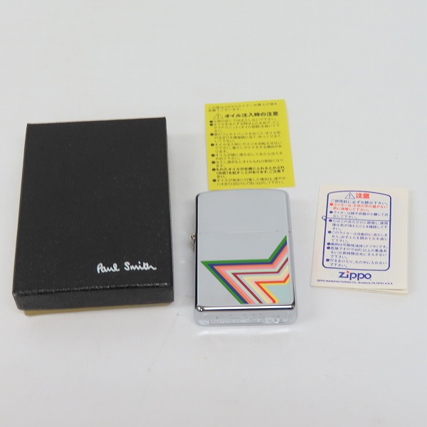 実際に弊社で買取させて頂いたZIPPO/ジッポー Paul Smith/ポールスミス 星/スター 2002年製の画像 6枚目
