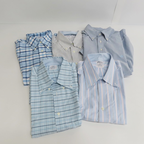 実際に弊社で買取させて頂いた【おまとめ品】Brooks Brothers/ブルックスブラザーズ  チェック/ストライプ等 シャツ
