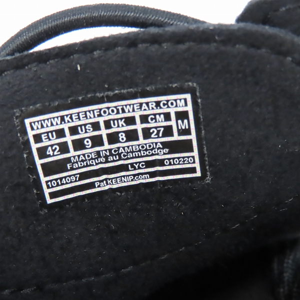 実際に弊社で買取させて頂いたKEEN/キーン UNEEK ユニーク サンダル 1014097/27の画像 5枚目