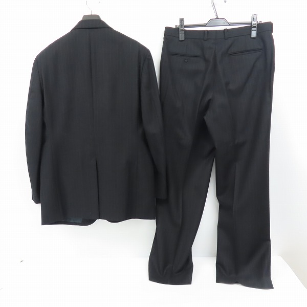 実際に弊社で買取させて頂いたBrooks Brothers/ブルックスブラザーズ スーツ/セットアップ ストライプ ブラック/AB7の画像 1枚目