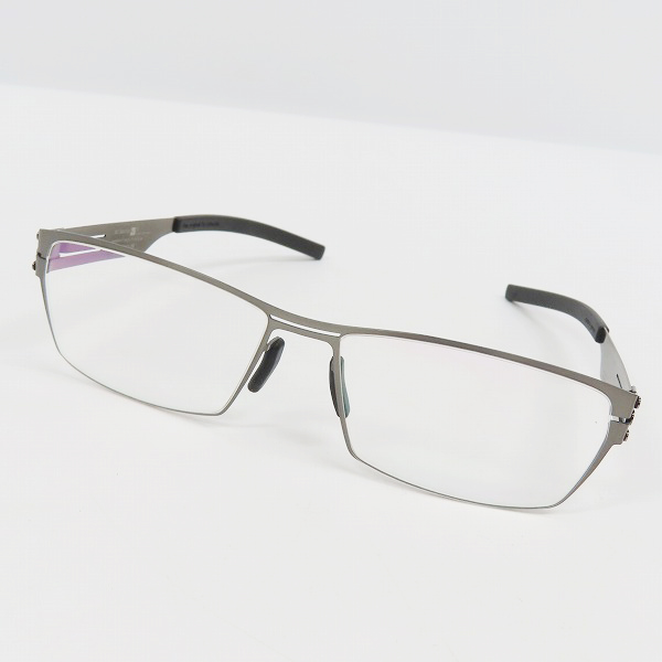 実際に弊社で買取させて頂いたic! berlin/アイシーベルリン sanetsch medium ガンメタル アイウェア/メガネフレーム/眼鏡