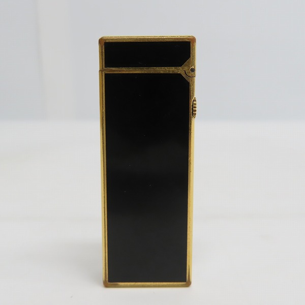 実際に弊社で買取させて頂いた(1) dunhill/ダンヒル サイドローラーガスライター ブラック×ゴールドの画像 1枚目