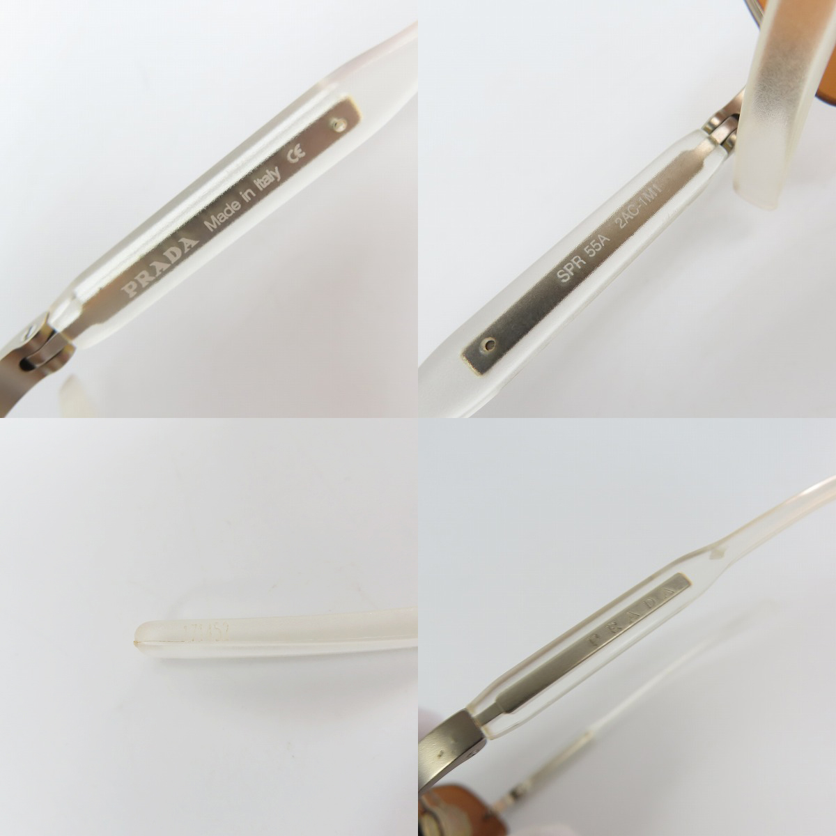 実際に弊社で買取させて頂いたPRADA/プラダ サングラス/アイウェア SPR 55Aの画像 6枚目