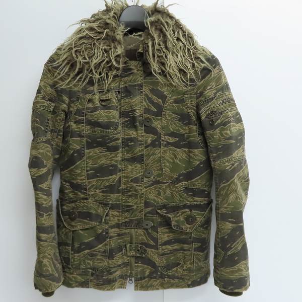 実際に弊社で買取させて頂いたHysterics/ヒステリックス ヒステリックグラマー タイガーカモ ミリタリージャケット 3AJ-2870/F
