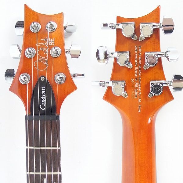 実際に弊社で買取させて頂いた★PRS/Paul Reed Smith/ポールリードスミス SE Custom 22 バードインレイ ギグケース付 の画像 2枚目