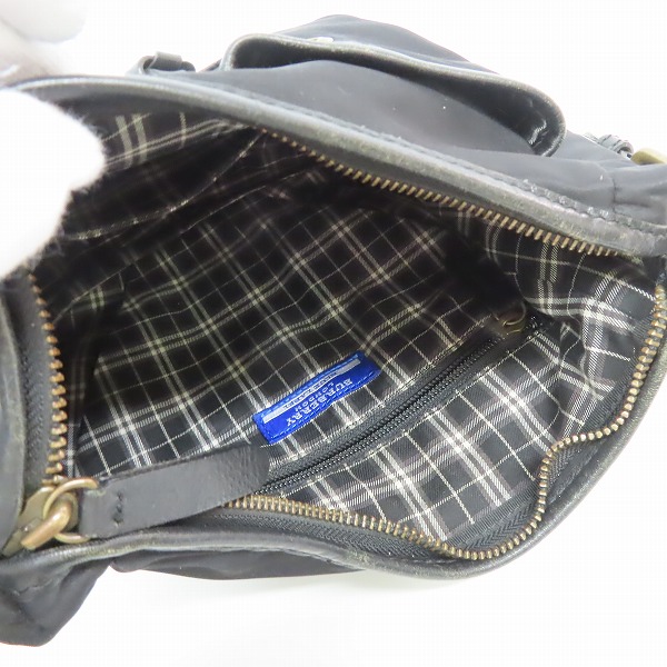 実際に弊社で買取させて頂いたBURBERRY BLUE LABEL/バーバリーブルーレーベル 2WAY ショルダーバッグ E2113-408-09の画像 3枚目