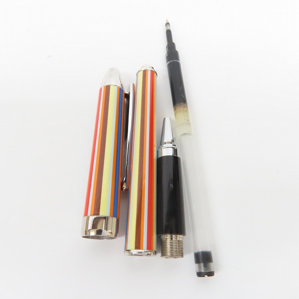 実際に弊社で買取させて頂いたPaul Smith/ポールスミス マルチストライプボールペン ペンケース付きの画像 5枚目