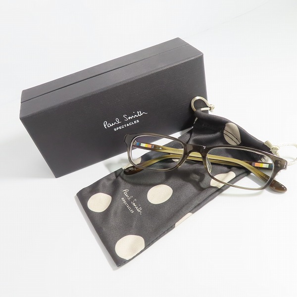 実際に弊社で買取させて頂いたPaul Smith/ポールスミス 眼鏡/メガネフレーム /アイウェア  PS-9455 Col.SMKの画像 8枚目