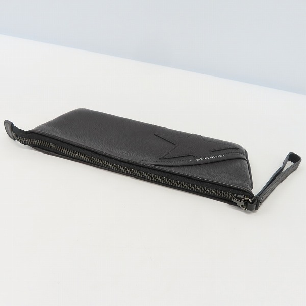 実際に弊社で買取させて頂いたGOLDEN GOOSE/ゴールデングース クラッチバッグ ブラック G36WA884.A1の画像 3枚目