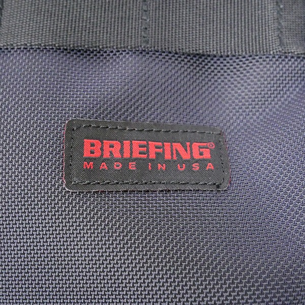 実際に弊社で買取させて頂いたBRIEFING/ブリーフィング SQ PACK SL/スクウェアバックパック/リュックサック ネイビー BRA221P01の画像 3枚目