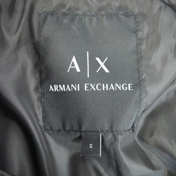 実際に弊社で買取させて頂いたARMANI EXCHANGE/アルマーニエクスチェンジ フェイクレザーブルゾン 3LZB30/ZE1CZ/Sの画像 2枚目