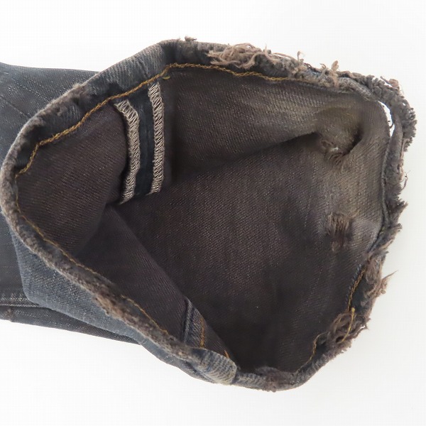 実際に弊社で買取させて頂いたHYSTERICS/ヒステリックス スタッズ フレア デニムパンツ Mの画像 9枚目