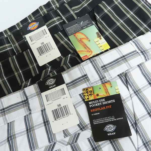 実際に弊社で買取させて頂いた【おまとめ】Dickies/ディッキーズ MULTI USE POCKET SHORTS/マルチユーズ ポケット ショーツ/チェック柄 ハーフパンツ/38の画像 5枚目