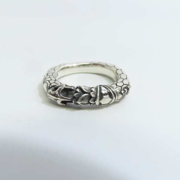 実際に弊社で買取させて頂いた【ギャラ付】Bloody Mary/ブラッディマリー 四神 - 玄武 リング ブラックダイヤ 8号の画像 1枚目