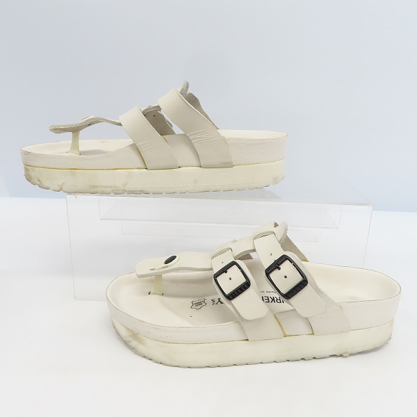 実際に弊社で買取させて頂いたY's×BIRKENSTOCK/ワイズ×ビルケンシュトック レザーサンダル/25の画像 3枚目
